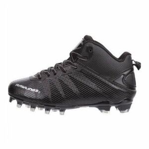 Rawlings Black Football Cleats - Size 6 Boys
